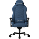 LORGAR Ace 422, Gaming chair, Anti-stain durable fabric, 1.8 mm metal frame, multiblock mechanism, 4D armrests, 5 Star aluminium base, Class-4 gas lift, 75mm PU casters, Blue