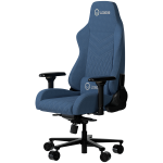 LORGAR Ace 422, Gaming chair, Anti-stain durable fabric, 1.8 mm metal frame, multiblock mechanism, 4D armrests, 5 Star aluminium base, Class-4 gas lift, 75mm PU casters, Blue - Image 2