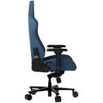 LORGAR Ace 422, Gaming chair, Anti-stain durable fabric, 1.8 mm metal frame, multiblock mechanism, 4D armrests, 5 Star aluminium base, Class-4 gas lift, 75mm PU casters, Blue - Image 3
