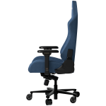 LORGAR Ace 422, Gaming chair, Anti-stain durable fabric, 1.8 mm metal frame, multiblock mechanism, 4D armrests, 5 Star aluminium base, Class-4 gas lift, 75mm PU casters, Blue - Image 5
