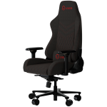 LORGAR Ace 422, Gaming chair, Anti-stain durable fabric, 1.8 mm metal frame, multiblock mechanism, 4D armrests, 5 Star aluminium base, Class-4 gas lift, 75mm PU casters, Black + red - Image 2
