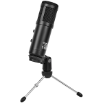 LORGAR Soner 313, Gaming Microphones, Black, USB condenser microphone with Volume Knob & Echo Kob, including 1x Microphone, 1 x 2.5M USB Cable, 1 x Tripod Stand, 1 x User Manual, body size: Φ47.4*158.2*48.1mm, weight: 243.0g - Image 5