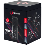 LORGAR Soner 313, Gaming Microphones, Black, USB condenser microphone with Volume Knob & Echo Kob, including 1x Microphone, 1 x 2.5M USB Cable, 1 x Tripod Stand, 1 x User Manual, body size: Φ47.4*158.2*48.1mm, weight: 243.0g - Image 8