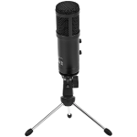 LORGAR Soner 313, Gaming Microphones, Black, USB condenser microphone with Volume Knob & Echo Kob, including 1x Microphone, 1 x 2.5M USB Cable, 1 x Tripod Stand, 1 x User Manual, body size: Φ47.4*158.2*48.1mm, weight: 243.0g - Image 2