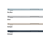 MacBook Air 15-inch,Starlight, Model A3241,M4 CHIP WITH 10C CPU, 10C GPU,16GB unified memory,35W Dual USB-C Power Adapter,256GB SSD storage,Two Thunderbolt 4 Ports,Touch ID,Liquid Retina display,Force Touch Trackpad, KEYBOARD-INT - Image 5