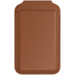 SATECHI Vegan-Leather Magnetic Wallet Stand (Brown) - Image 2