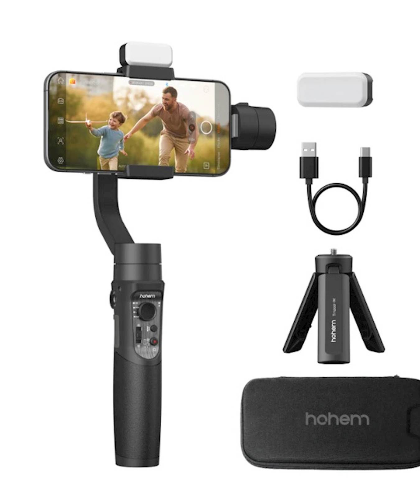 Stabilizator HOHEM iSteady Mobile+ Kit Black Stabilizator HOHEM iSteady Mobile+ Kit Black - Image 1